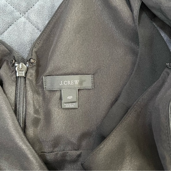 J. Crew Jumpsuit Womens 4 Wide Leg Crop Pants Bow Straps Jalopy Petite I - Picture 10 of 11